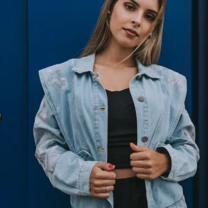 Blusão de ganga Shine